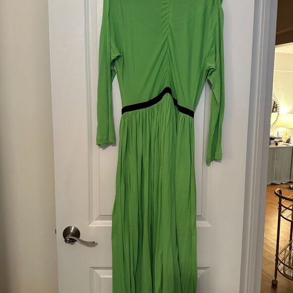 NWOT Batsheva Lime Green River Long Sleeve Dress - Size 2 - Picture 6 of 9